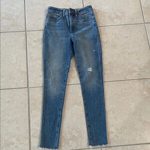 Express Women's Skinny Jeans in Blue